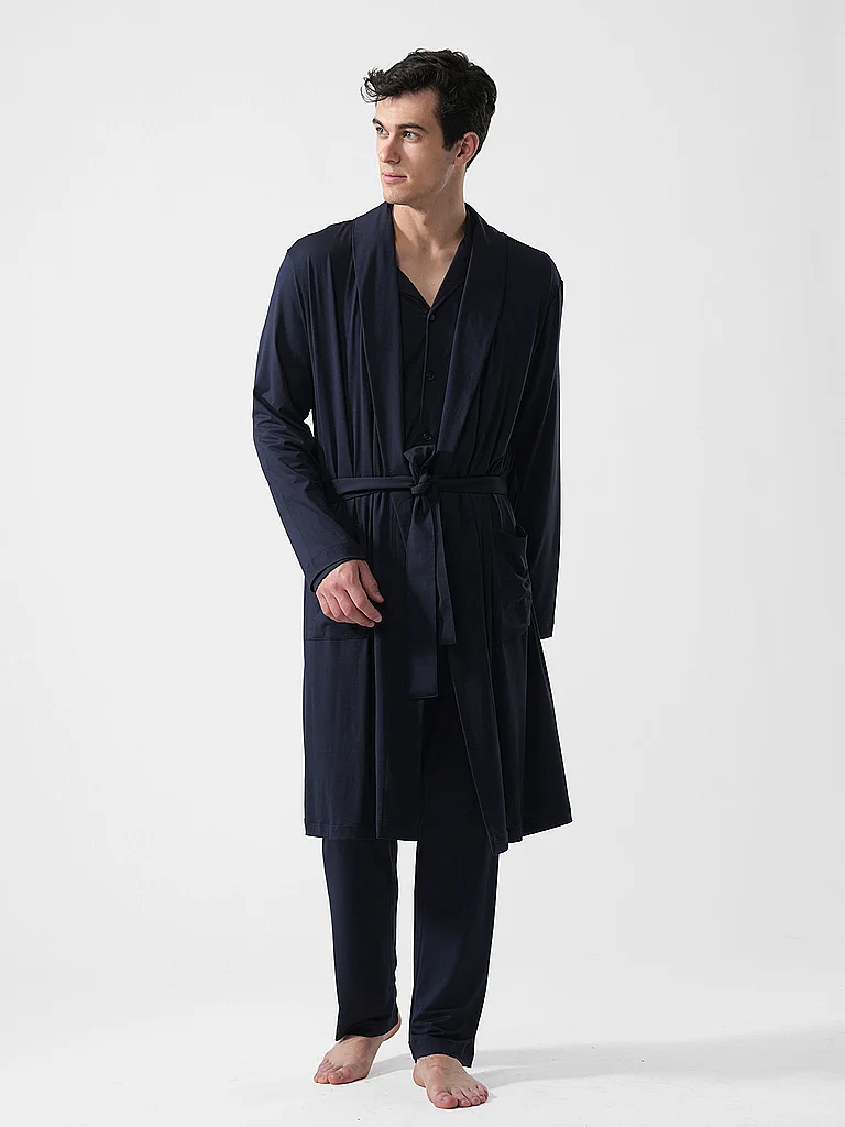 MEY Peignoir bleu marine | XL