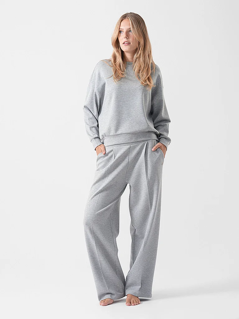 MEY Pantalon de loungewear PURE SOFTNESS gris argenté chiné gris clair | XS