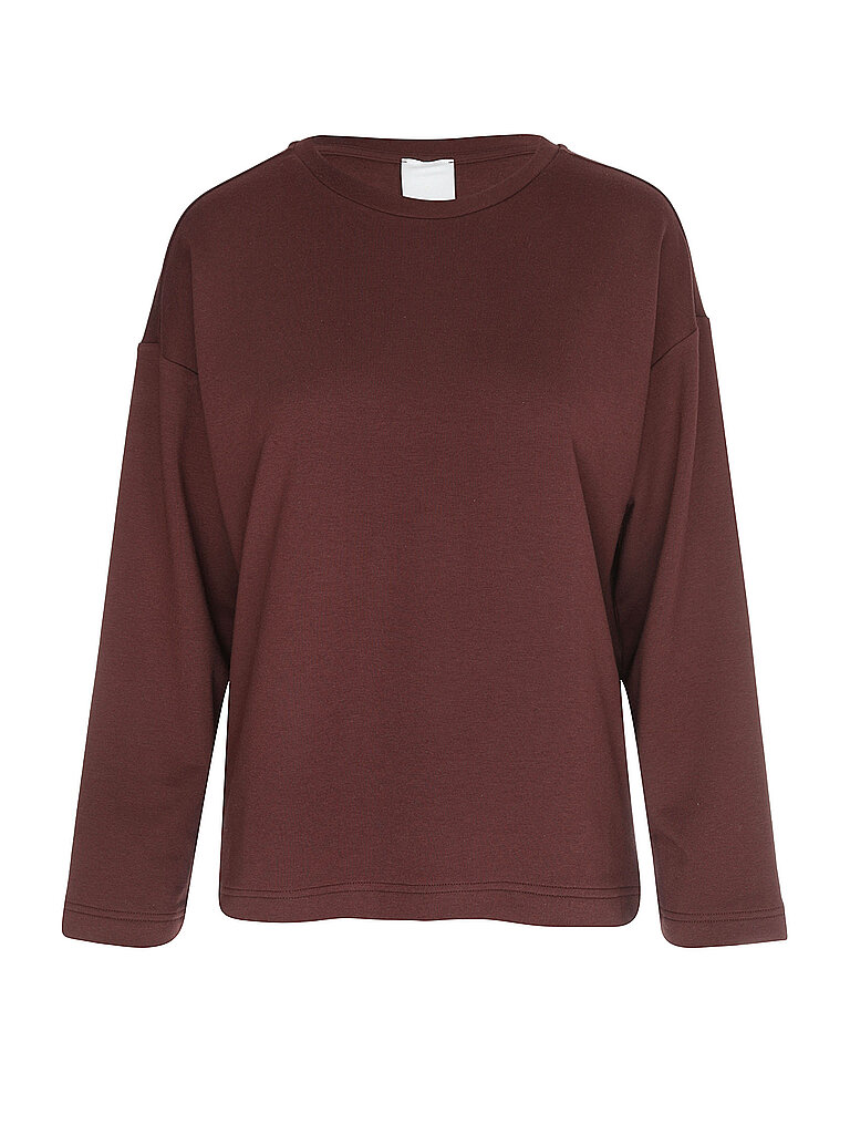 MEY Loungewear Sweater COMFY COMFORT hot maroon braun | M