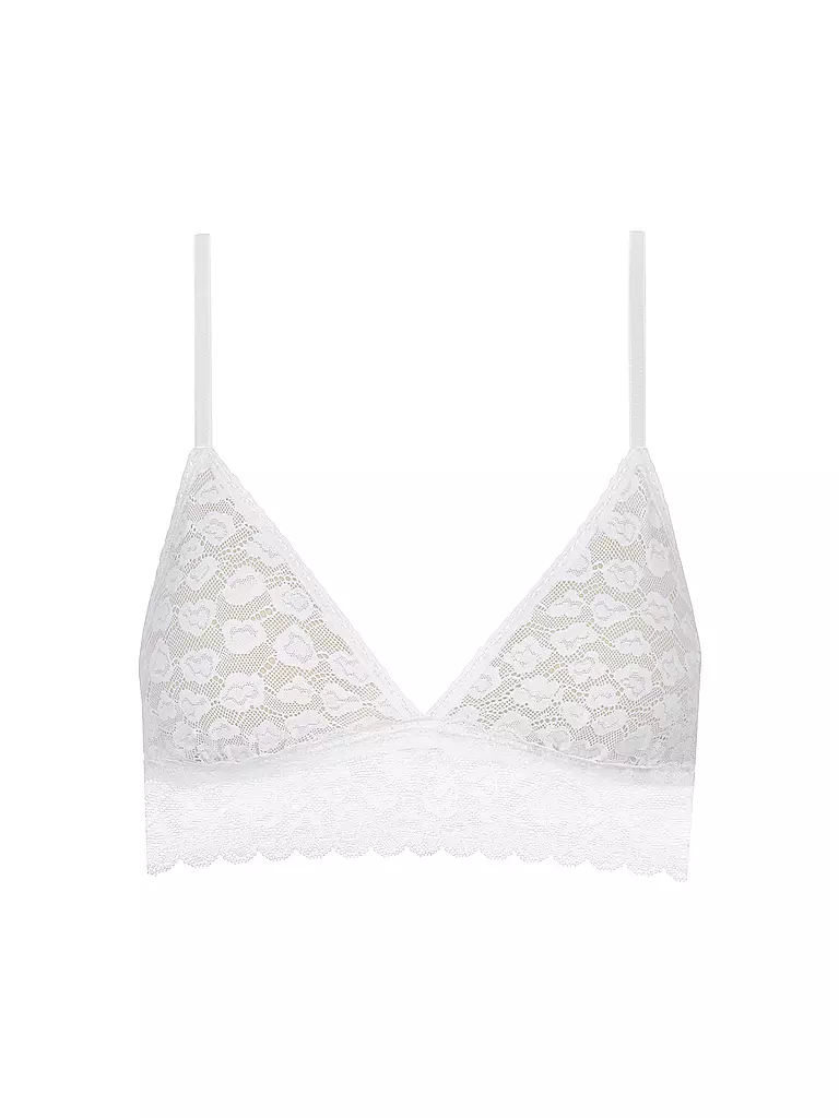 MEY | BH ohne Bügel SAVAGE LACE weiss | weiss
