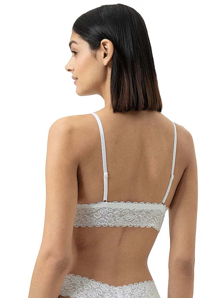 MEY | BH ohne Bügel SAVAGE LACE weiss | 