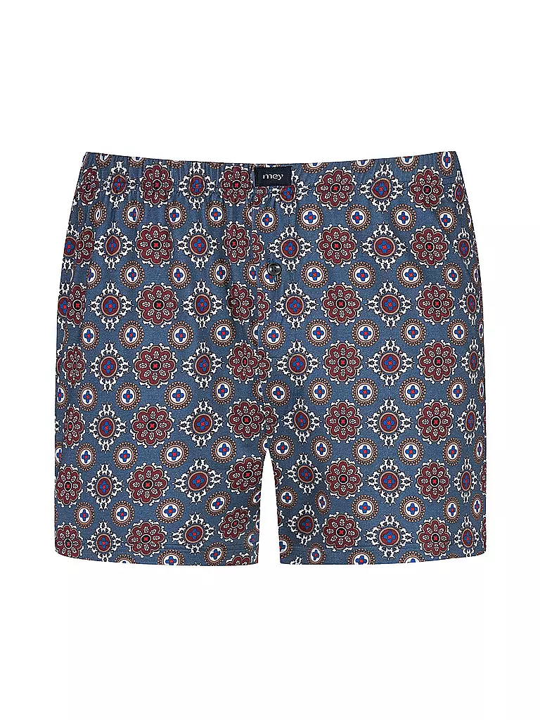 MEY | Boxershorts galactic blue | dunkelrot