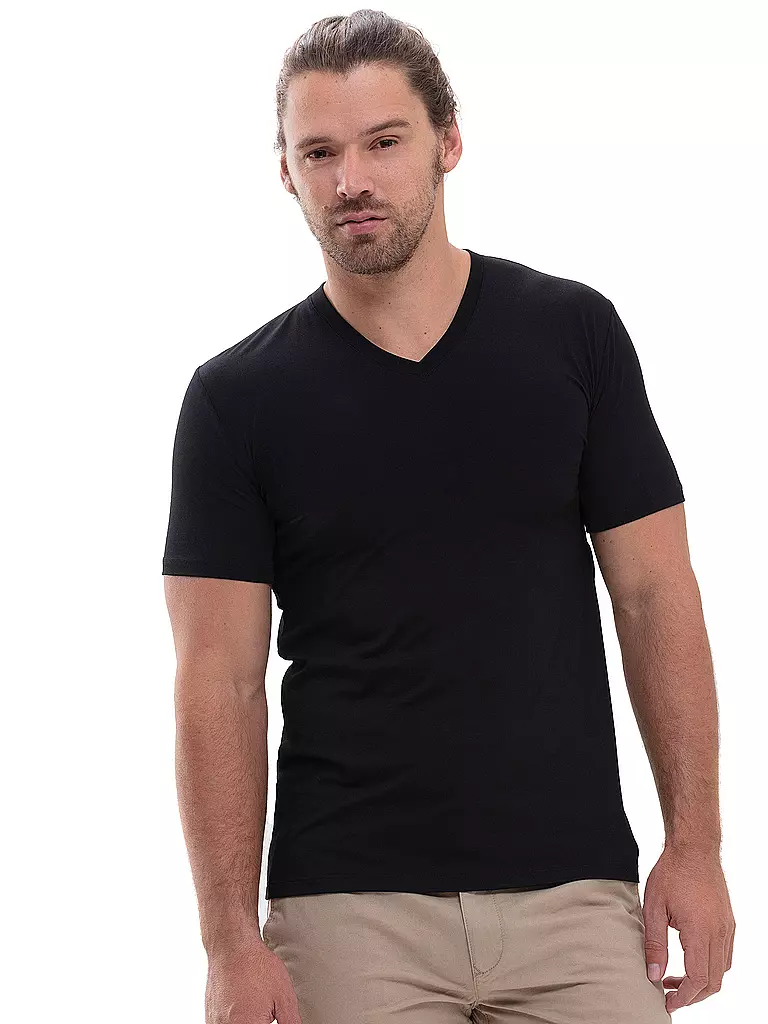 MEY | Hybrid T-Shirt | schwarz