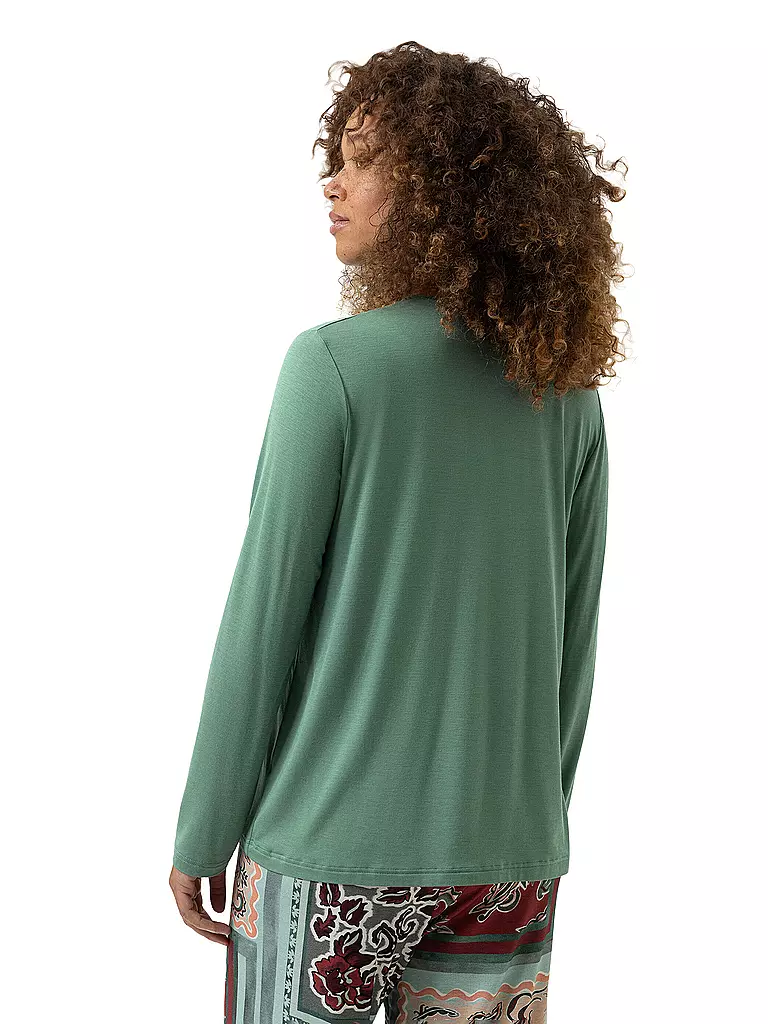 MEY | Langarmshirt PURE CHIC | grün