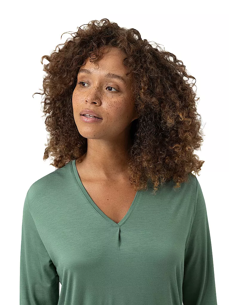 MEY | Langarmshirt PURE CHIC | grün
