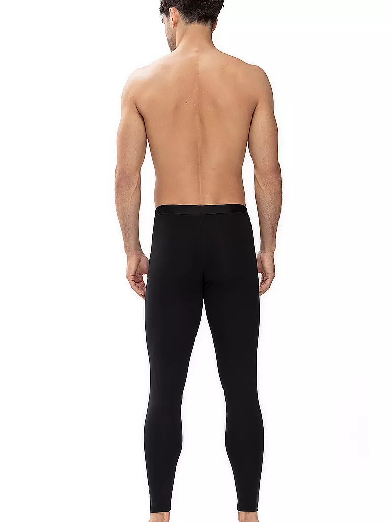 MEY | Lange Unterhose schwarz | hellgrau