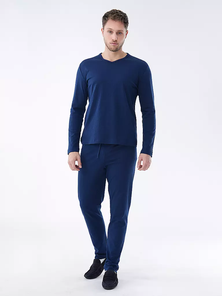 MEY | Loungewear Hose  | blau