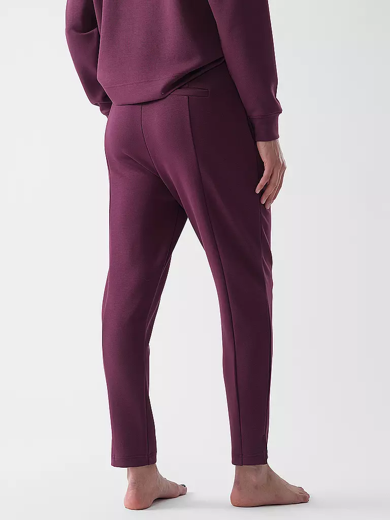 MEY | Loungewear Hose 7/8  PURE SOFTNESS boysenberry | dunkelrot