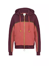 MEY | Loungewear Kapuzenjacke SMOOTH | dunkelrot