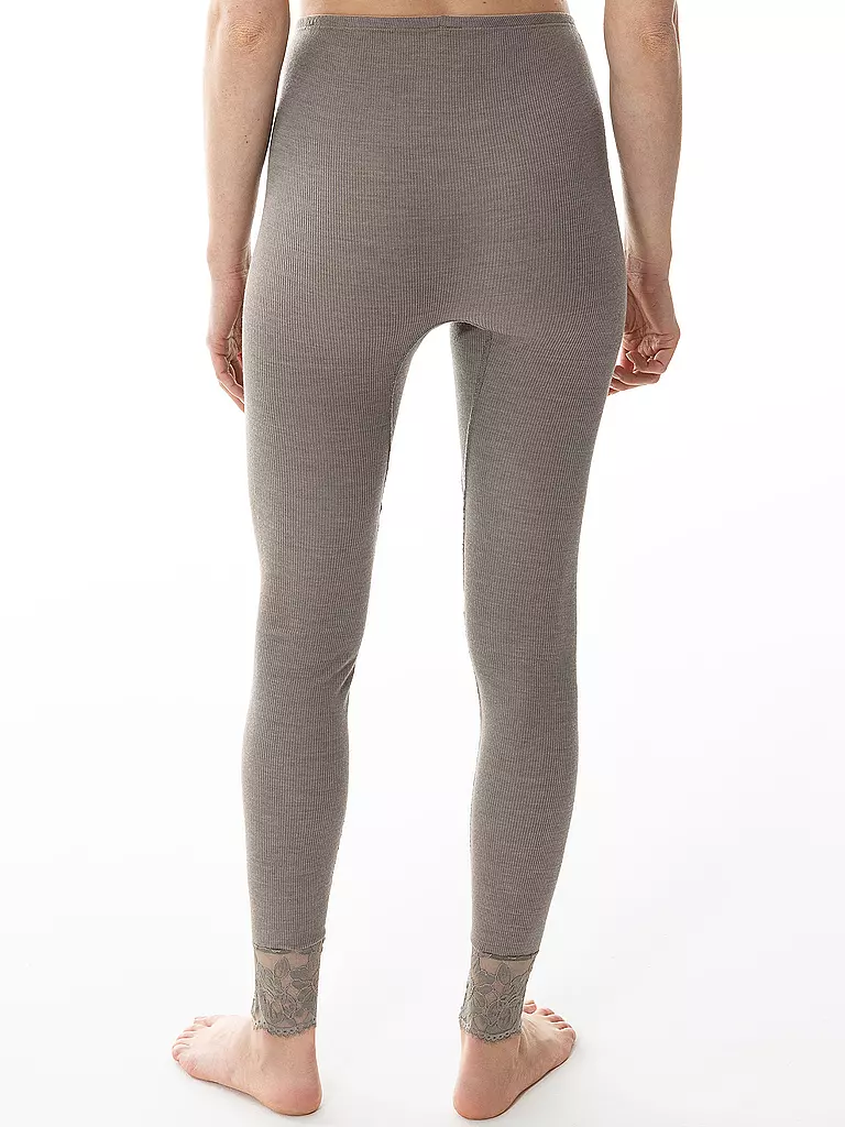 MEY | Loungewear Leggings WOOL LOVE deep taupe | 