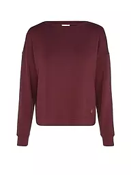 MEY | Loungewear Sweathsirt SMOOTH | dunkelrot