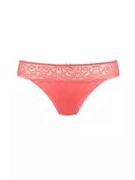 MEY | Mini-Slip AMOROUS schwarz | koralle
