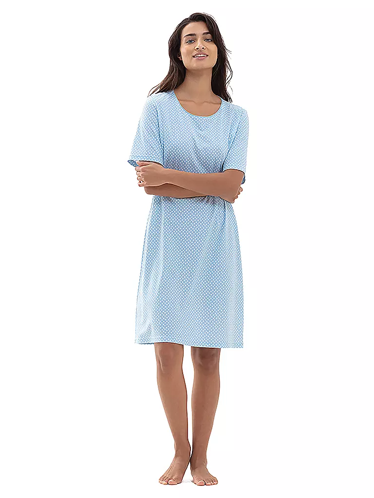 MEY | Nachthemd - Sleepshirt EMELIE | hellblau