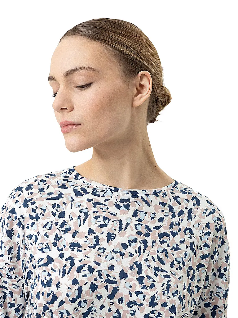 MEY | Nachthemd - Sleepshirt SOFT LEO | dunkelblau