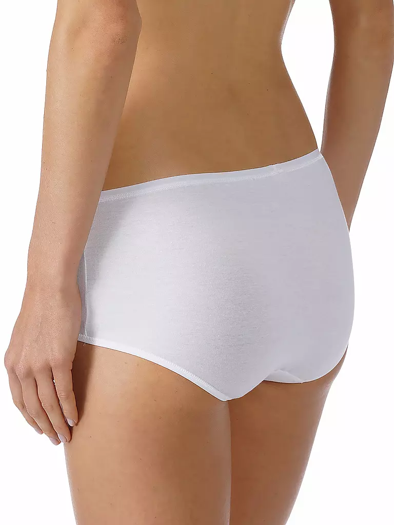 MEY | Panty Organic Weiss | schwarz