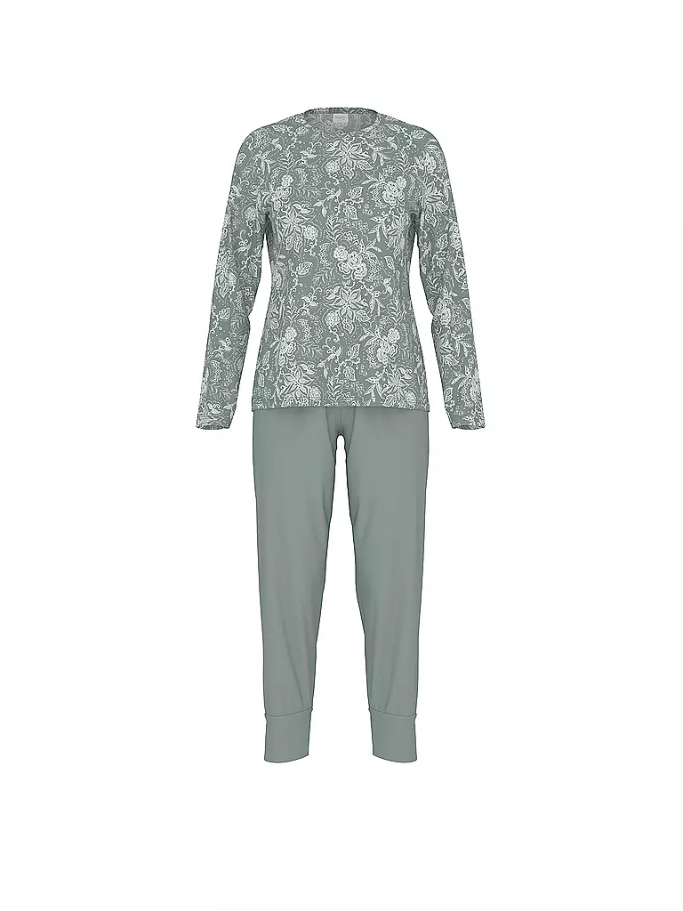 MEY | Pyjama 7/8 | grün