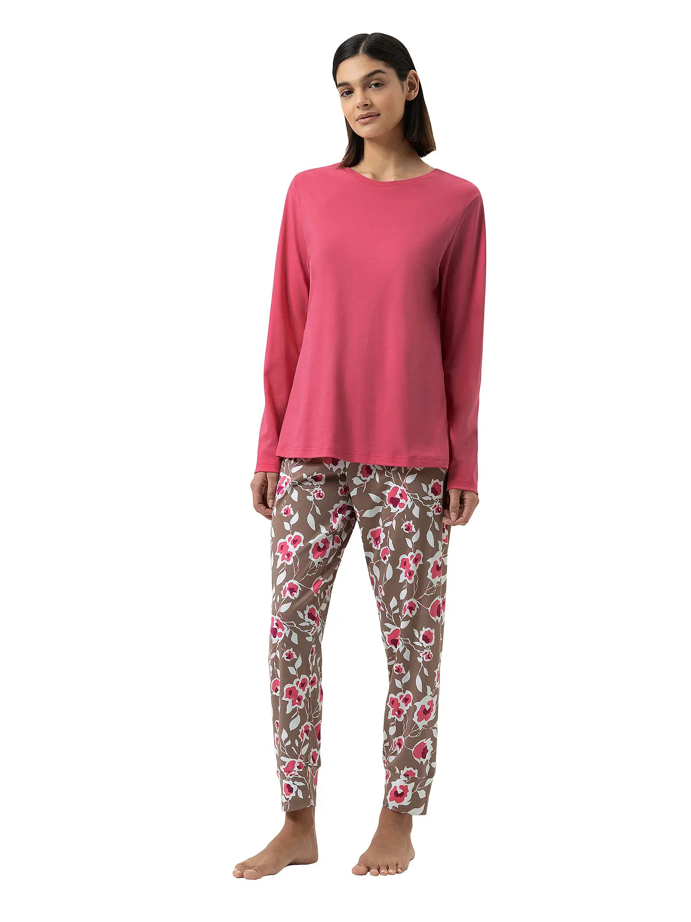 MEY | Pyjama 7/8 | braun