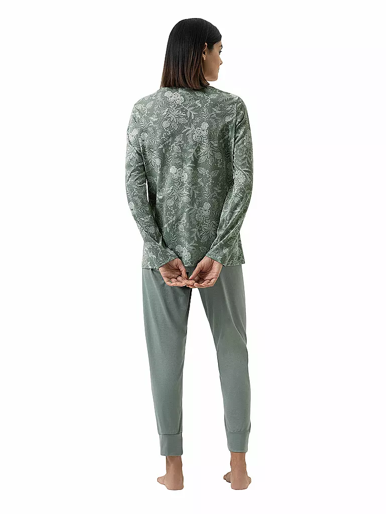 MEY | Pyjama 7/8 | grün