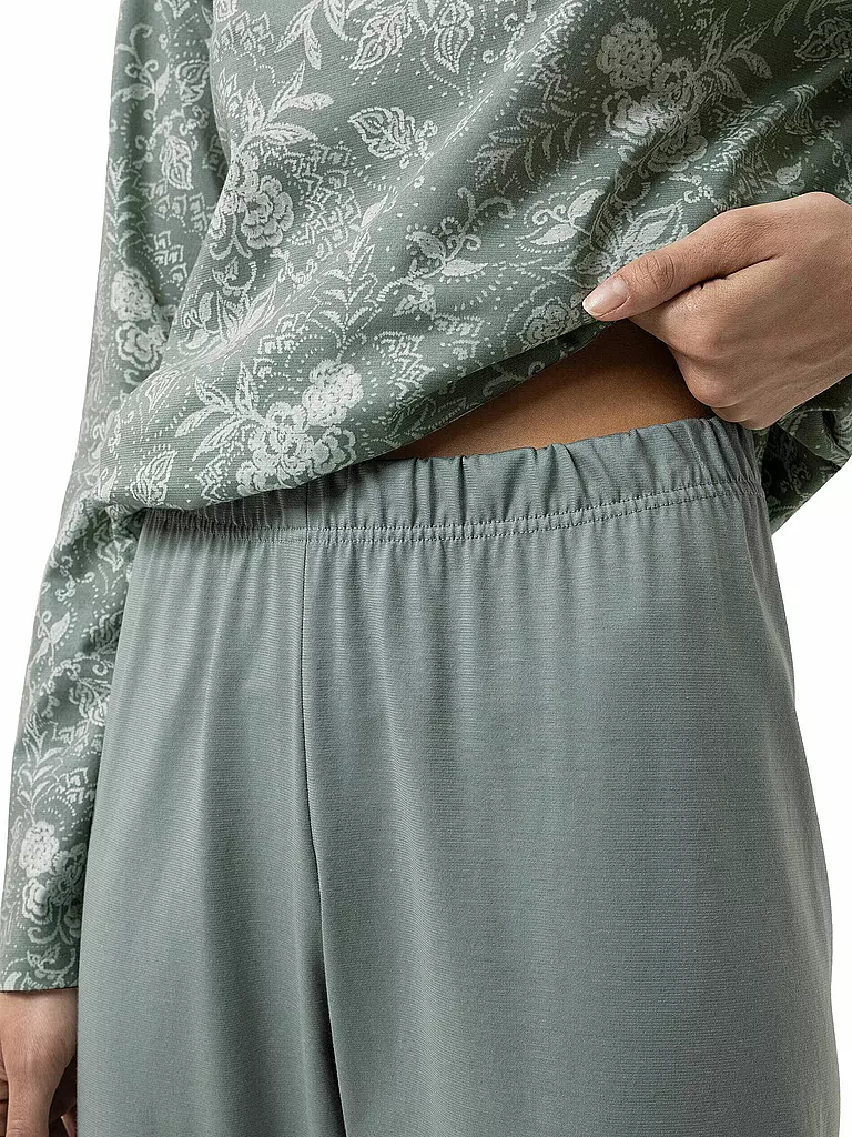 MEY | Pyjama 7/8 | grün