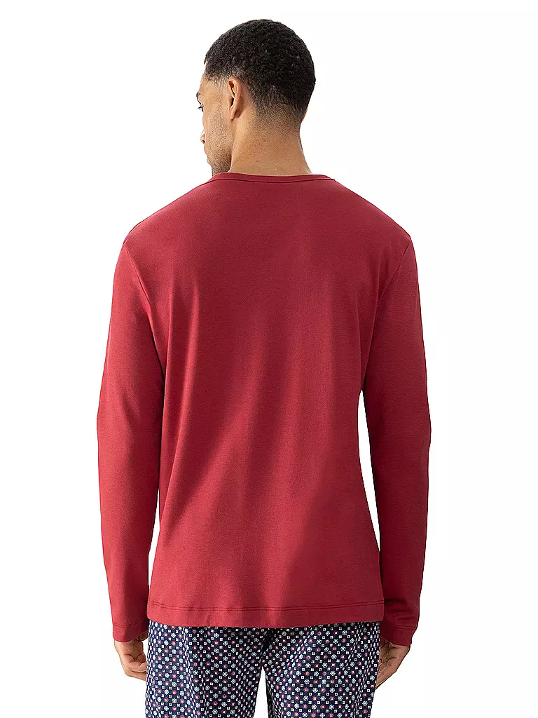 MEY | Pyjama Langarmshirt | blau