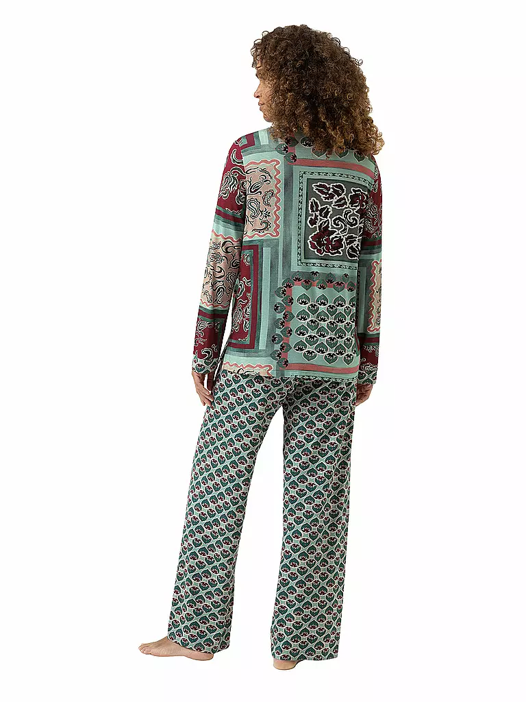 MEY | Pyjama MYSTICAL MAZE | grün