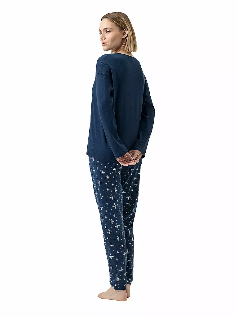 MEY | Pyjama POLAR SKY | Dunkelblau