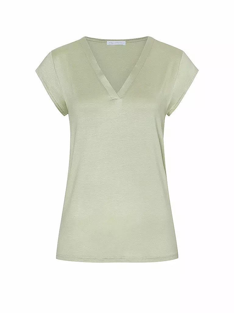 MEY | Pyjama T-Shirt "Gladis" | grün