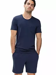 MEY | Pyjama T-Shirt JEFFERSON galactic blue | dunkelblau