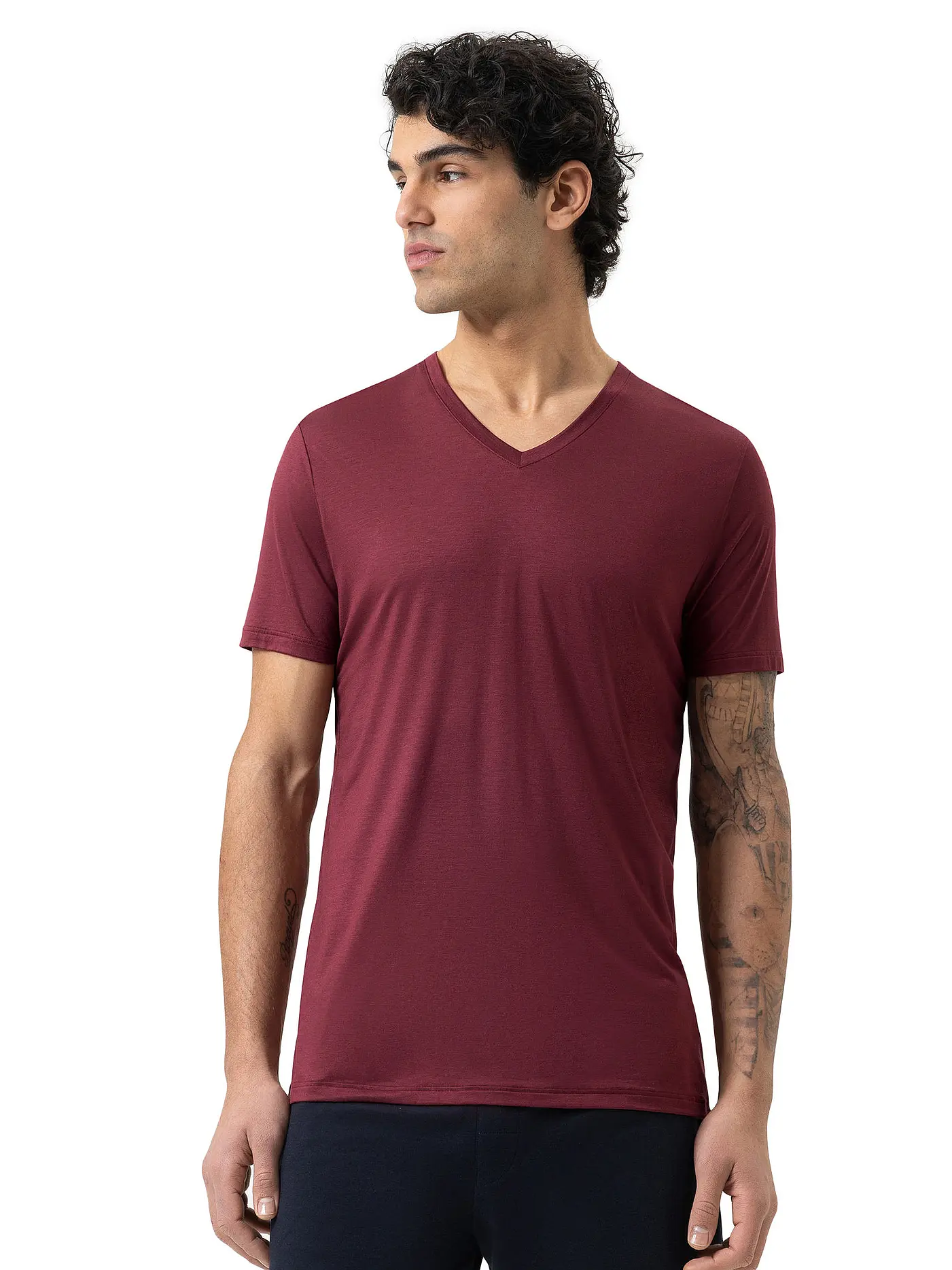 MEY | Pyjama T-Shirt SELECTION imperial red | dunkelrot