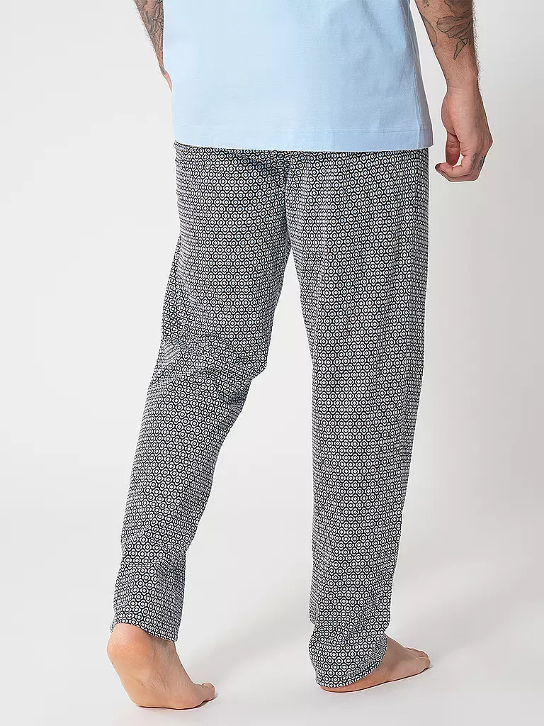 MEY | Pyjamahose  | blau