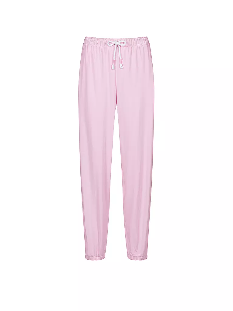 MEY | Pyjamahose 7/8 SOLID LOVE | rosa