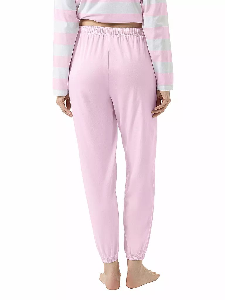 MEY | Pyjamahose 7/8 SOLID LOVE | rosa