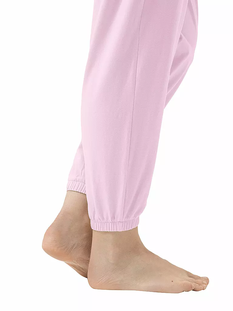 MEY | Pyjamahose 7/8 SOLID LOVE | rosa