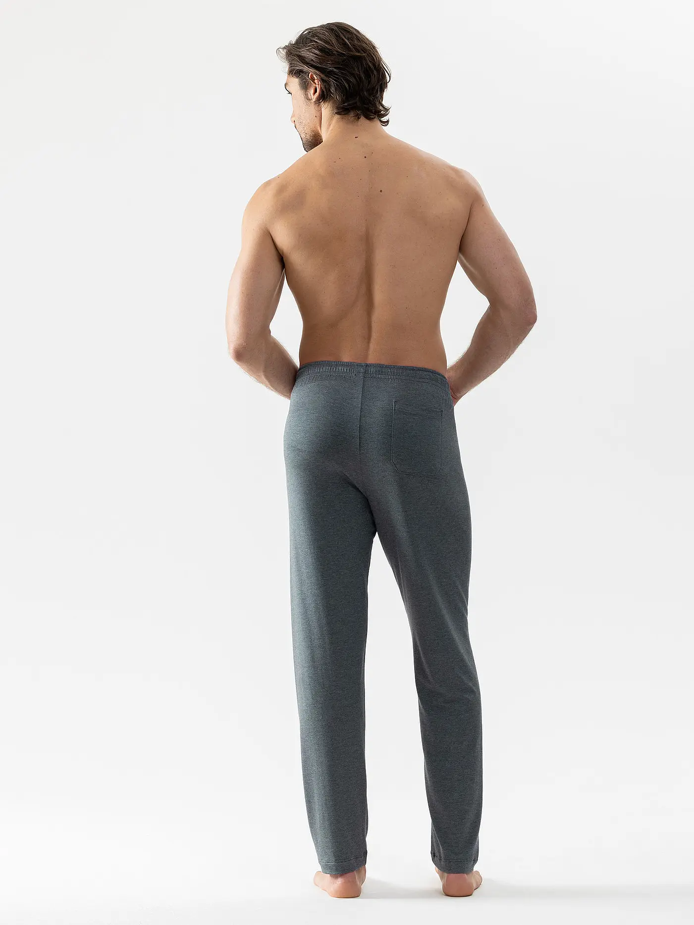 MEY | Pyjamahose JEFFERSON quartz melange | grau