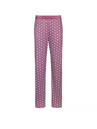 MEY | Pyjamahose MOSAIC | dunkelrot