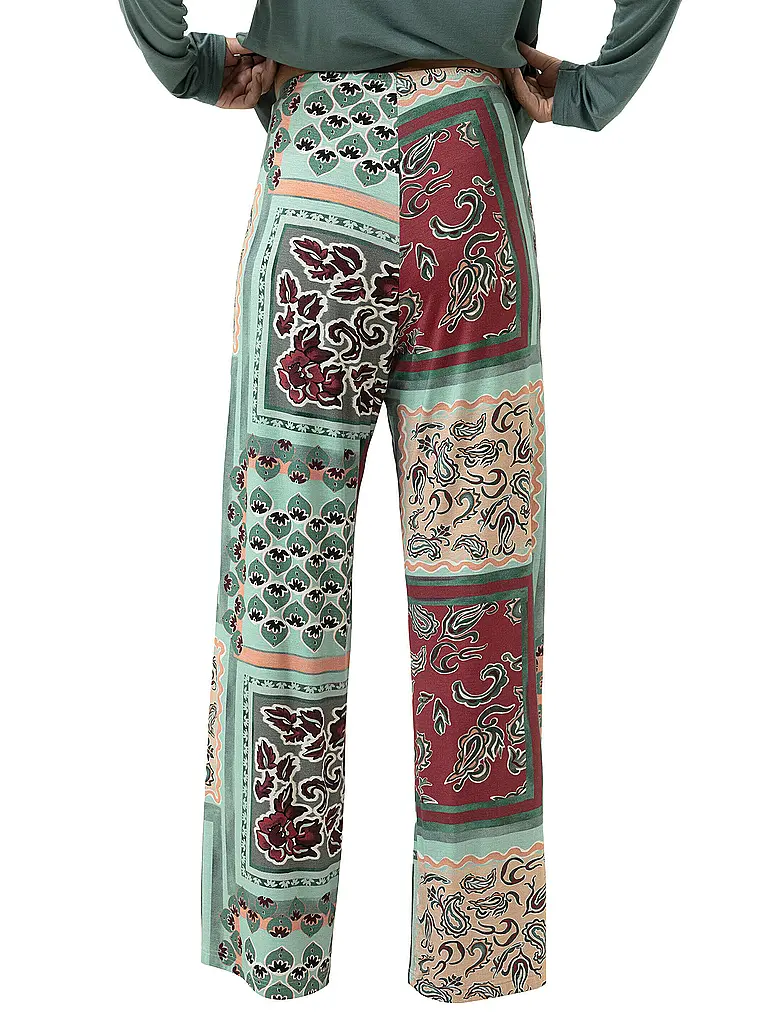 MEY | Pyjamahose MYSTICAL MAZE | grün