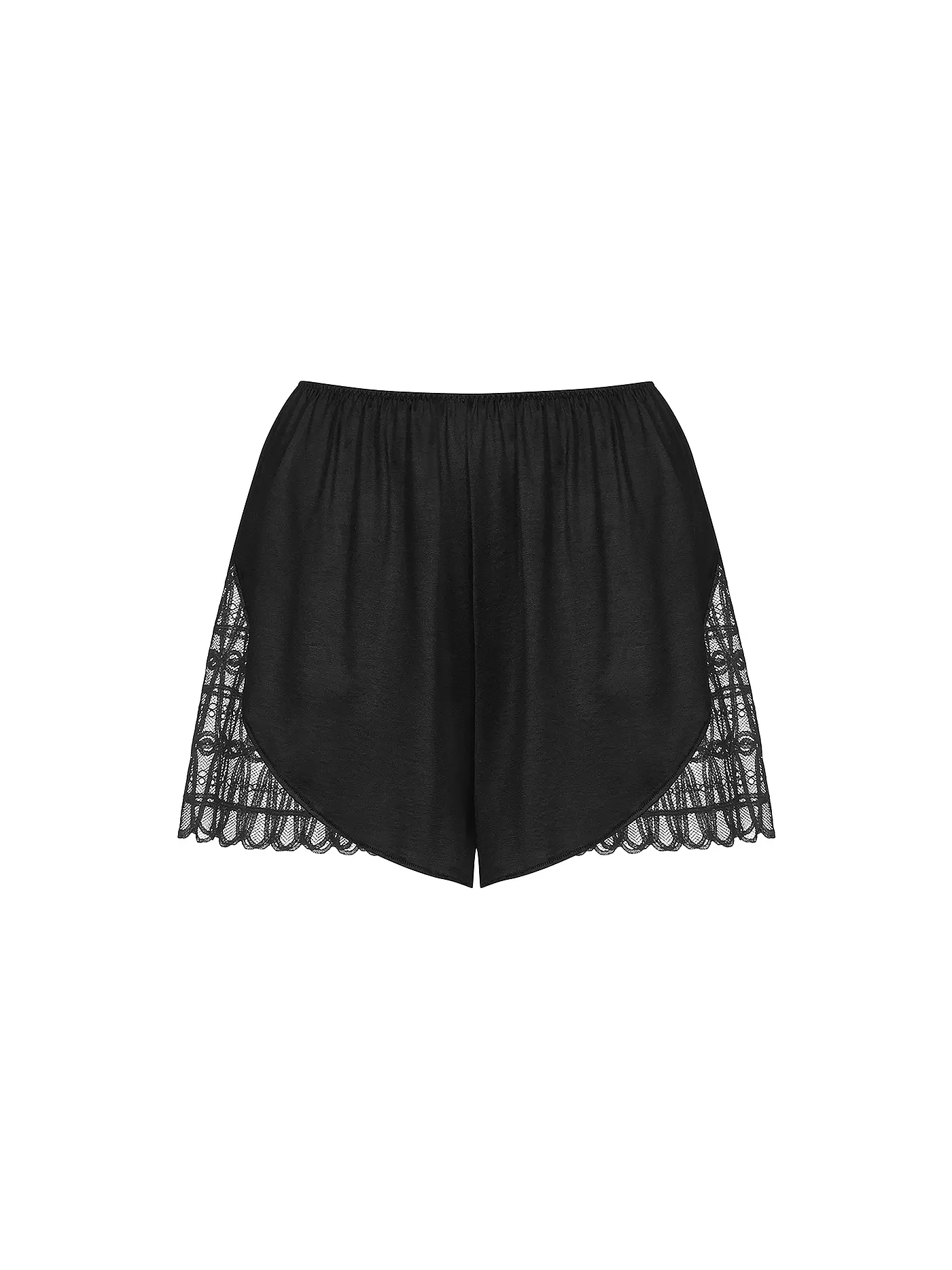 MEY | Pyjamashorts TEMPTATION red carpet | schwarz
