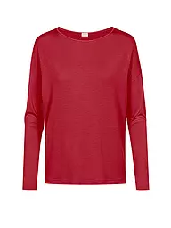 MEY | Pyjamashirt PURE CHIC thunder grey | rot