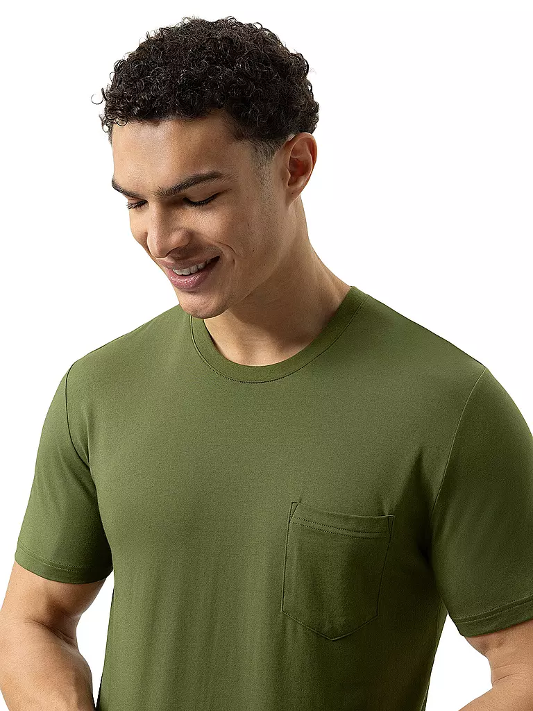 MEY | Pyjamashirt | dunkelblau
