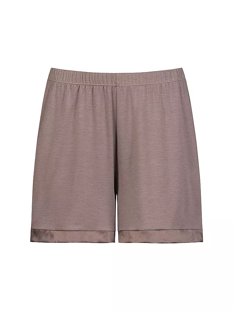 MEY | Pyjamashorts | hellbraun