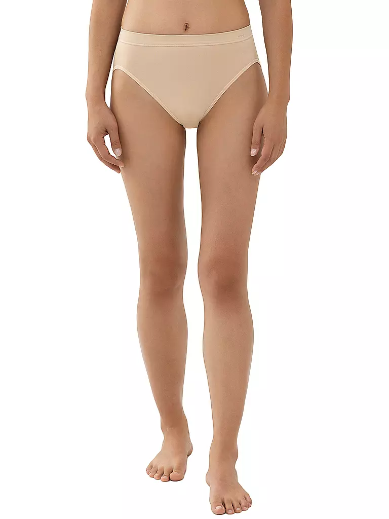 MEY | Rio Slip EMOTION cream tan | hellblau