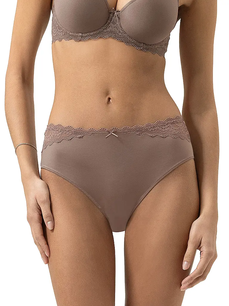 MEY | Slip AMOROUS milk n coffee | hellbraun