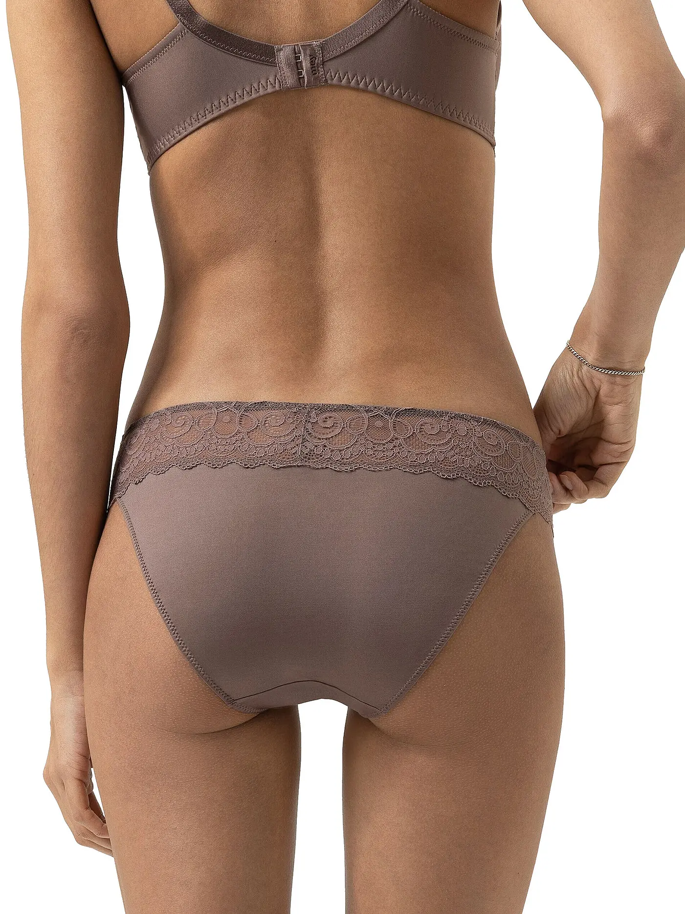 MEY | Slip AMOROUS milk n coffee | hellbraun