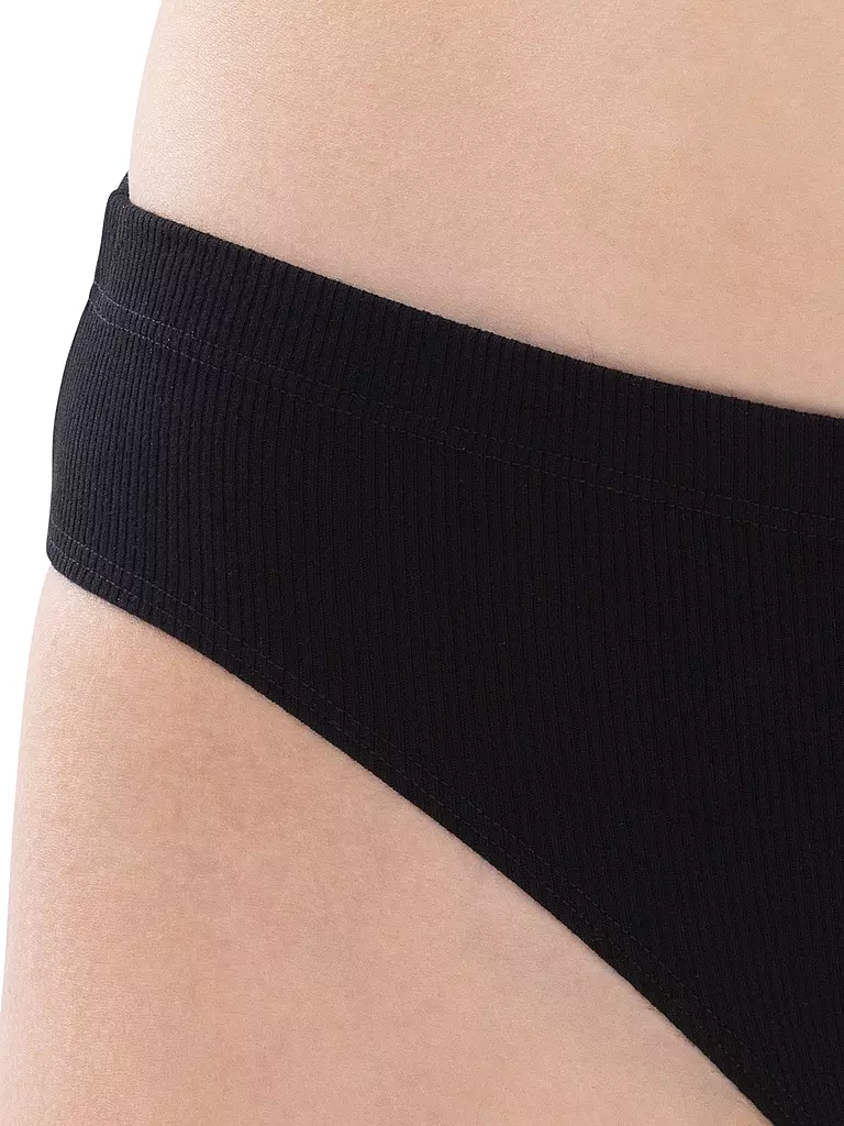MEY | Slip ORGANIC COTTON schwarz | schwarz