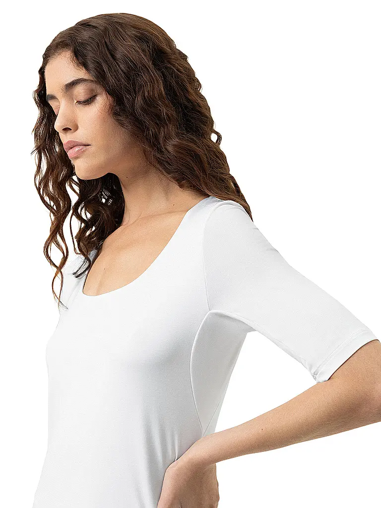 MEY | T-Shirt BLAZERSHIRT weiss | 