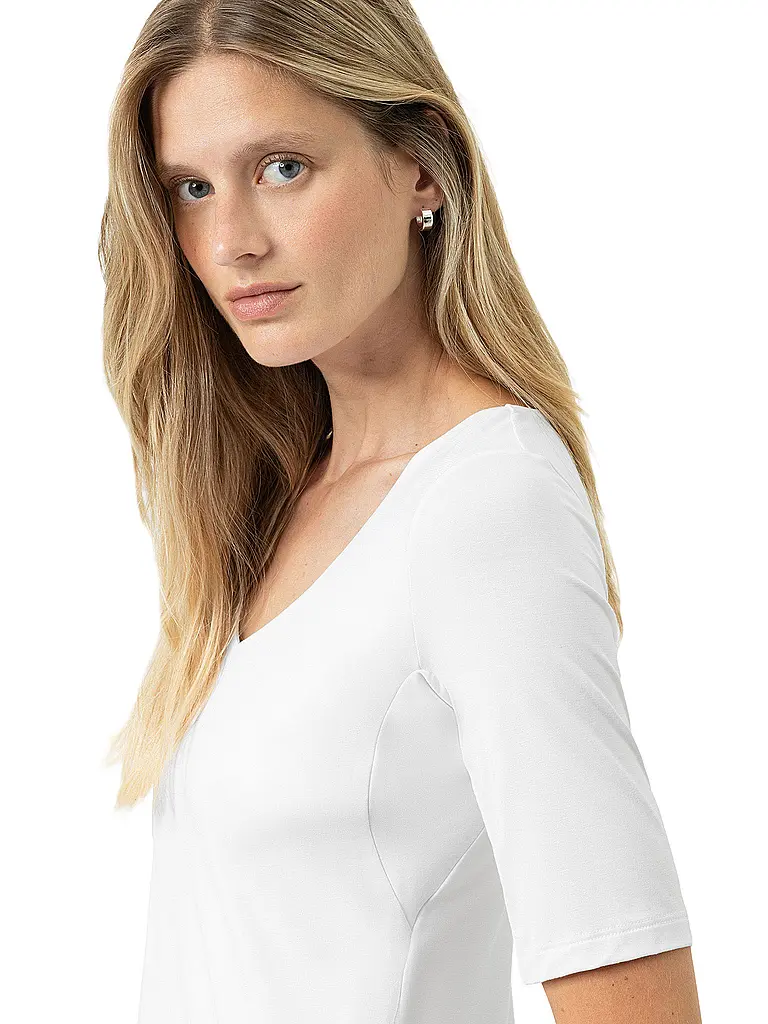 MEY | T-Shirt BLAZERSHIRT weiss | 