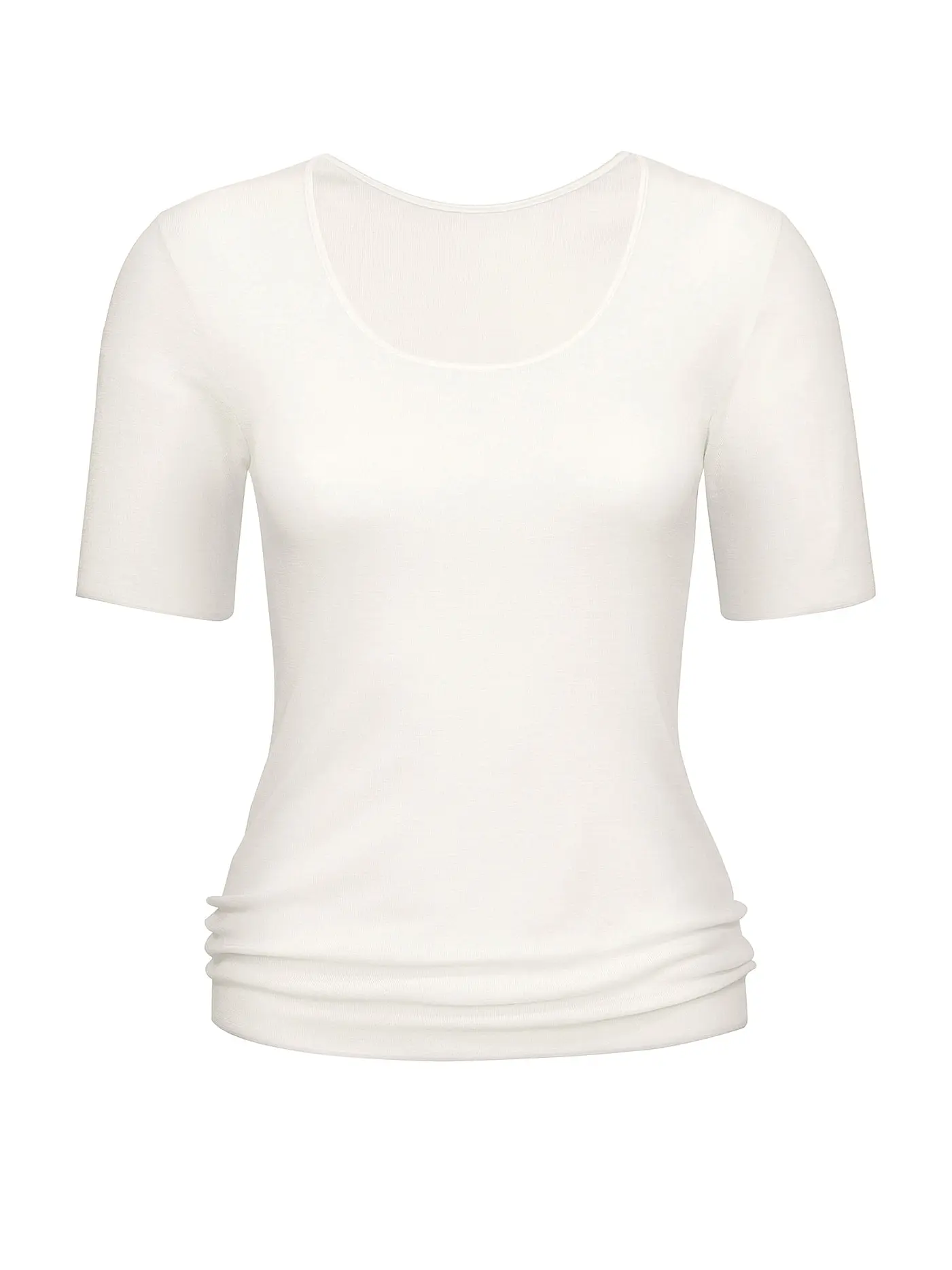 MEY | T-Shirt EXQUISITE weiss | creme