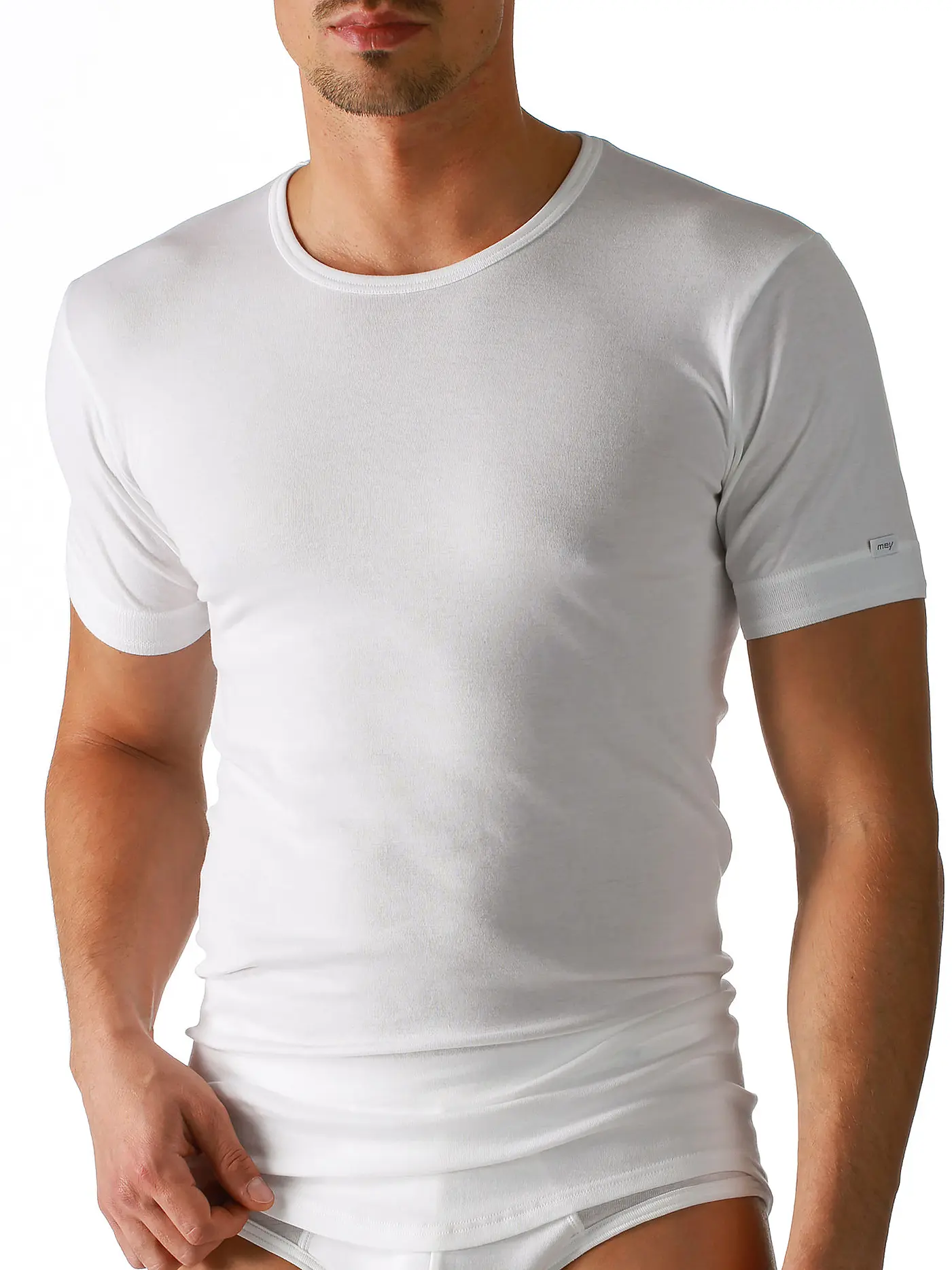 MEY | T-Shirt NOBLESSE | weiss