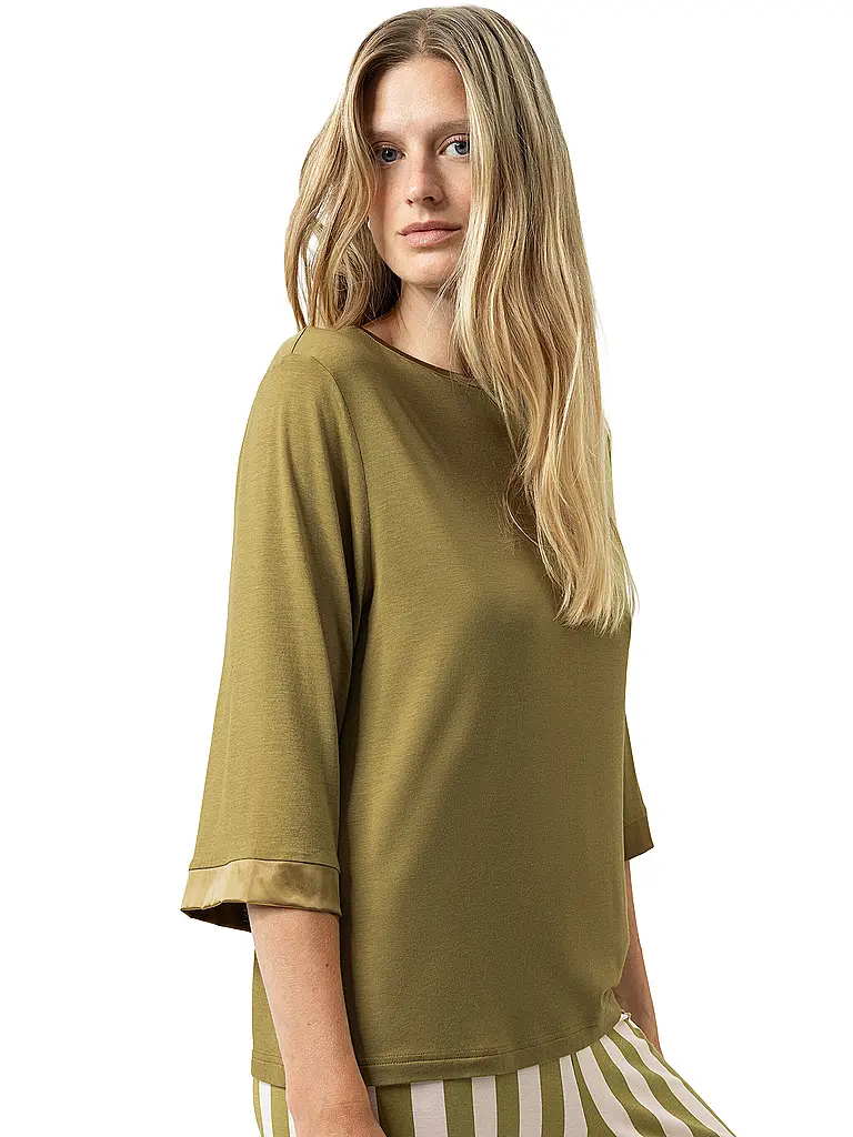 MEY | T-Shirt PURE CHIC golden fern | 