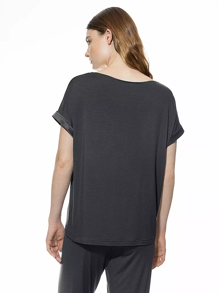 MEY | T-Shirt PURE CHIC thunder grey | hellbraun